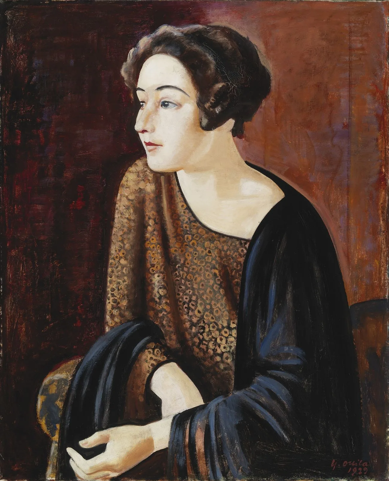 Portrait of the poet elina